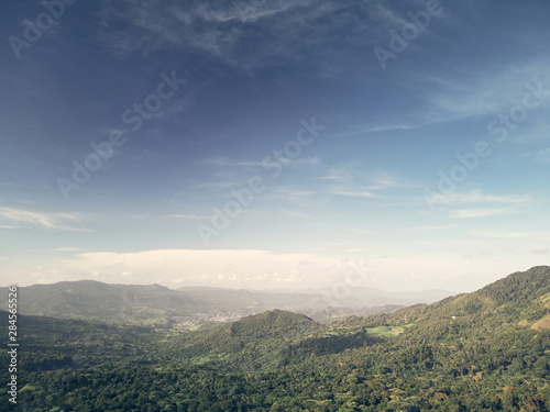 Green landscape in Matagalpa Nicaragua