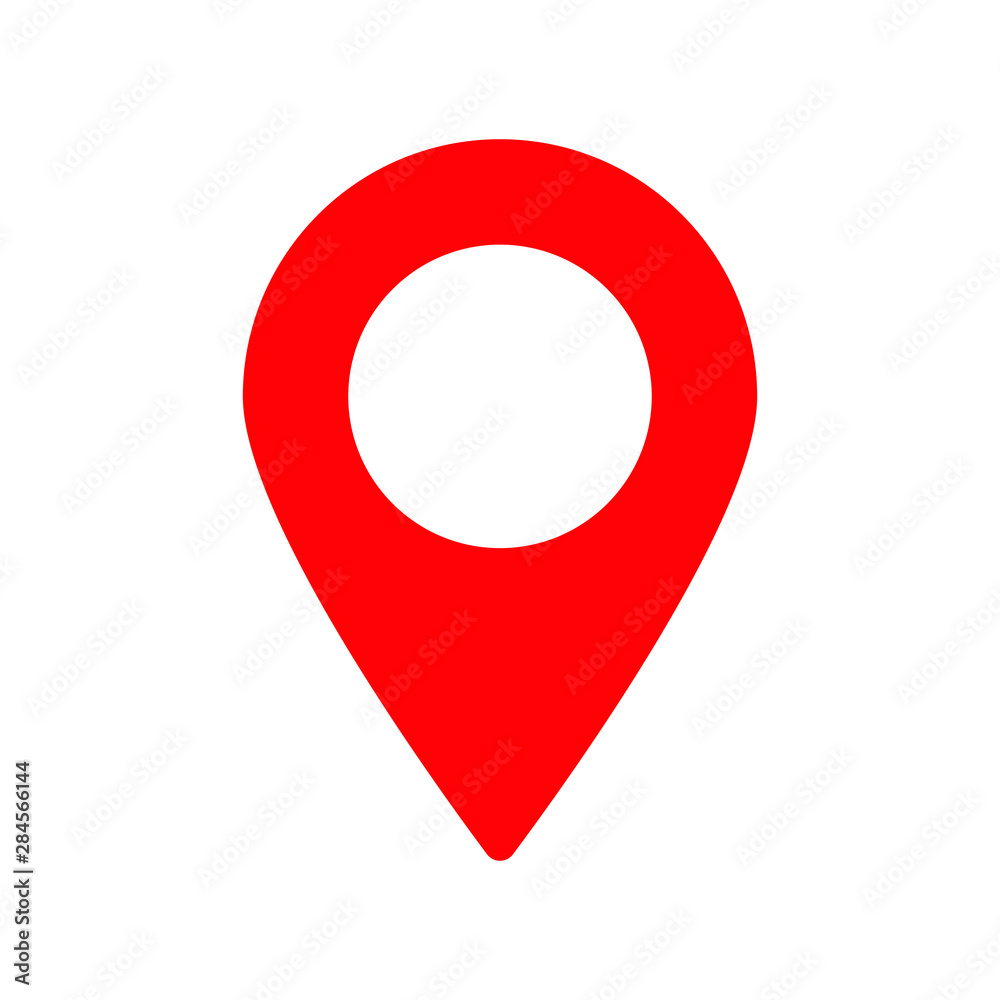 Red maps pin. Location map icon. Location pin. Pin icon vector. Red maps pin. Location map icon. Location pin. Pin icon vector.