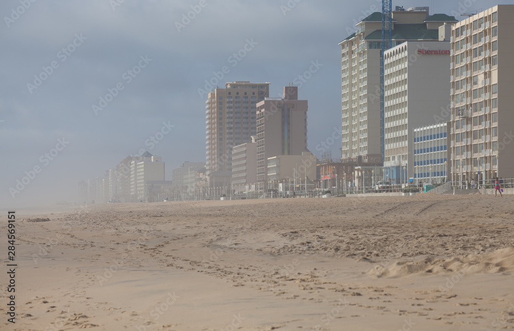 Windblown Sand on Virginia Beach Windblown Sand on Virginia Beach