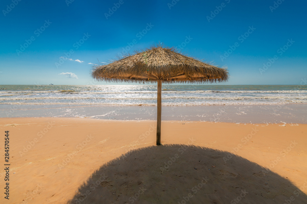 Fototapeta premium Summer coastal beach view in Zhanjiang, Guangdong Province, China