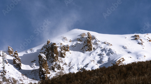 Mountains in winter