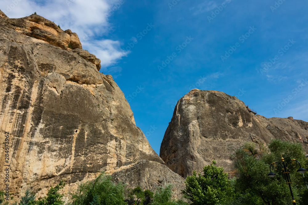 view of a canyon (tohma canyon) in Turkey