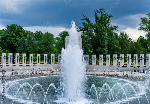 Fountain World War II Memorial National Mall Washington DC