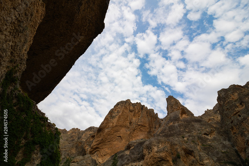 view of a canyon (tohma canyon) in Turkey