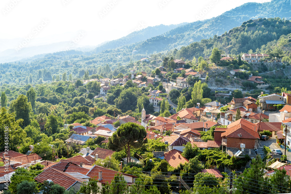 Mediterranean mountain village