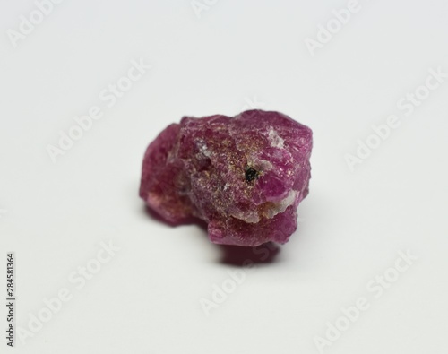 Ruby from Kenya raw gemstone crystal