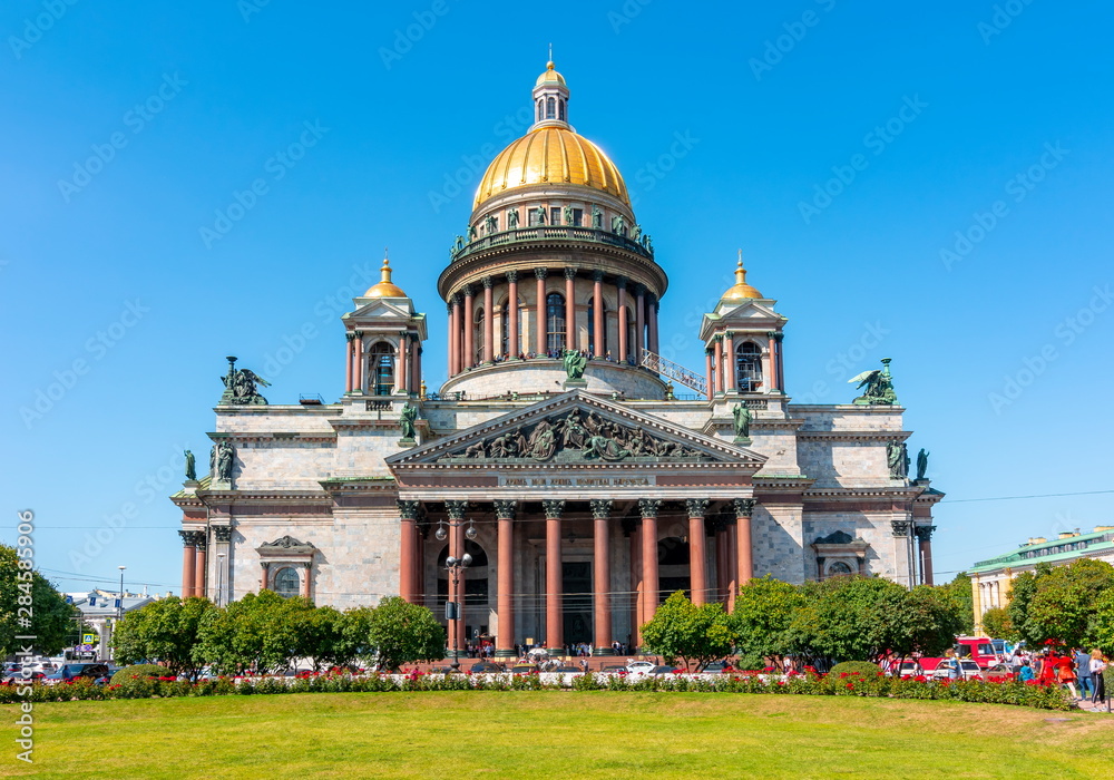 St. Isaac's Cathedral in Saint Petersburg, Russia 