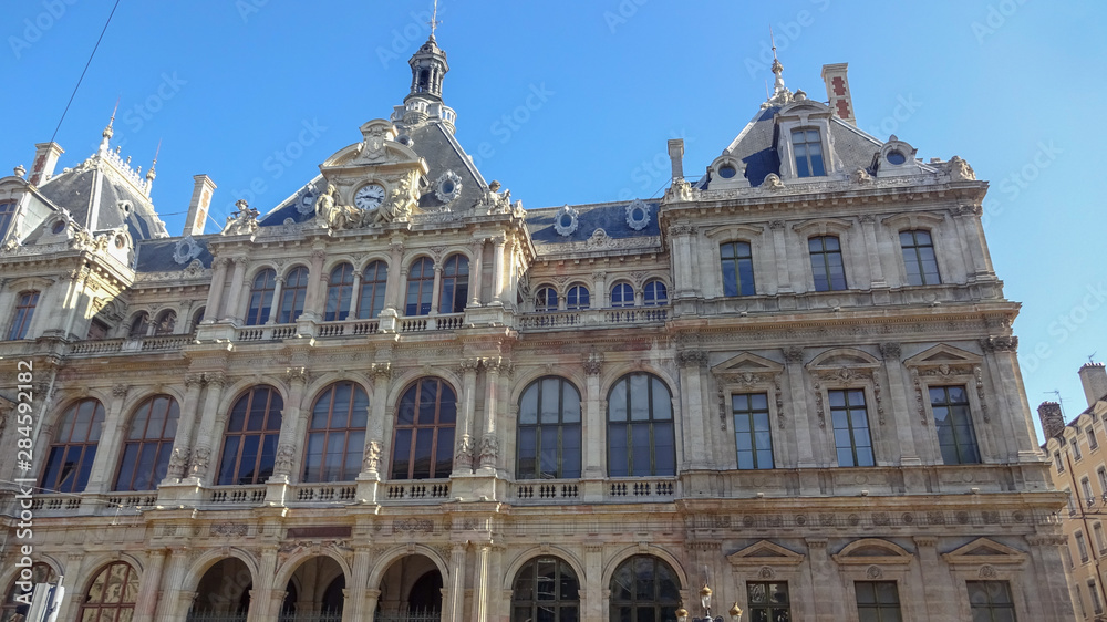 Obraz premium Lyon, France, Gothic architecture and amazing views
