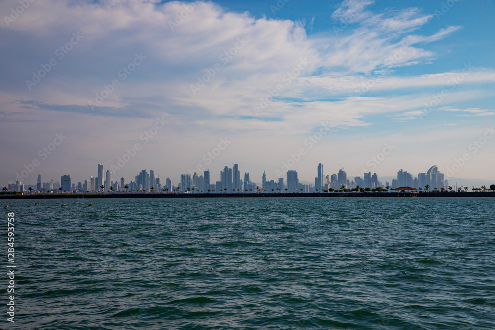 Skyline of Panama City in Panama
