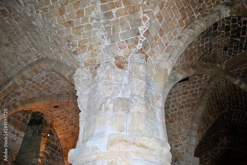 Column at Hospitaller Fortress Akko