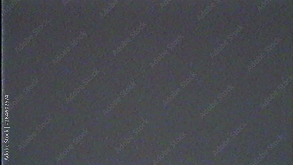 Distortion interference with grain and noise on the monitor screen on a ...