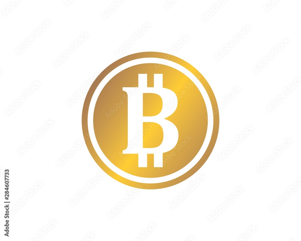 bit coin icon vector illustration design bit coin icon vector illustration design