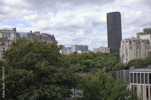 Ciel nuageux sur Paris