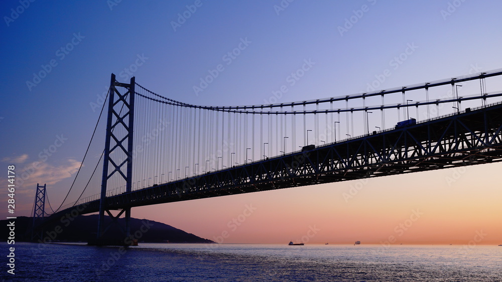 Fototapeta premium 明石海峡大橋