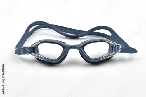 Goggles for swimming isolated on white background