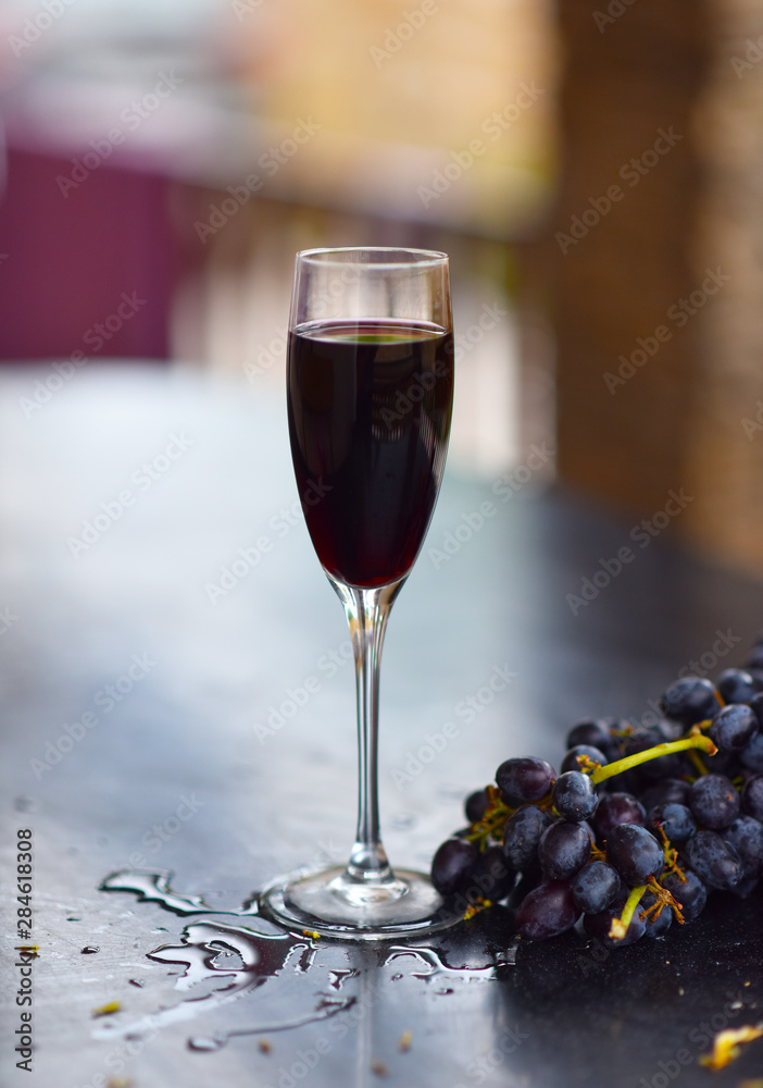 still life glass of wine and grapes still life glass of wine and grapes