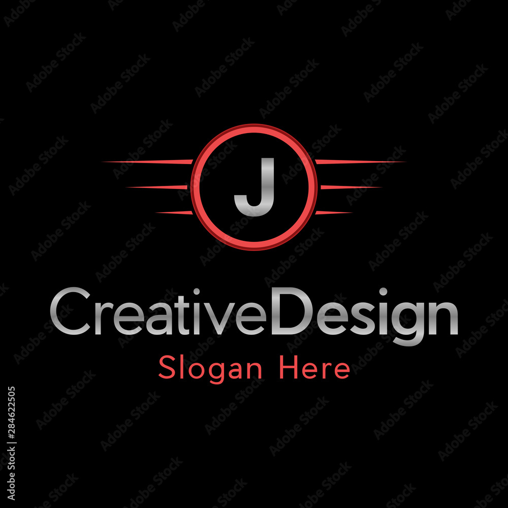 Letter J Wing Speed Automotive Logo, wing letter J logo, icon, symbol Letter J Wing Speed Automotive Logo, wing letter J logo, icon, symbol