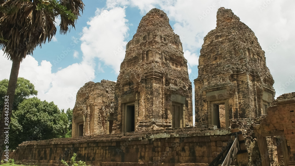 the ruins of pre rup temple in angkor