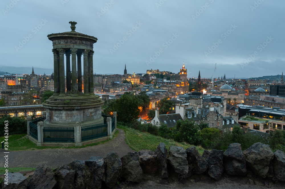 Dugald Stewart Monument on Calton Hill, Edinburgh