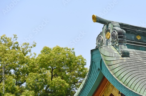 Japanese traditional shinto shrine photo