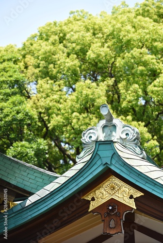 Japanese traditional shinto shrine photo