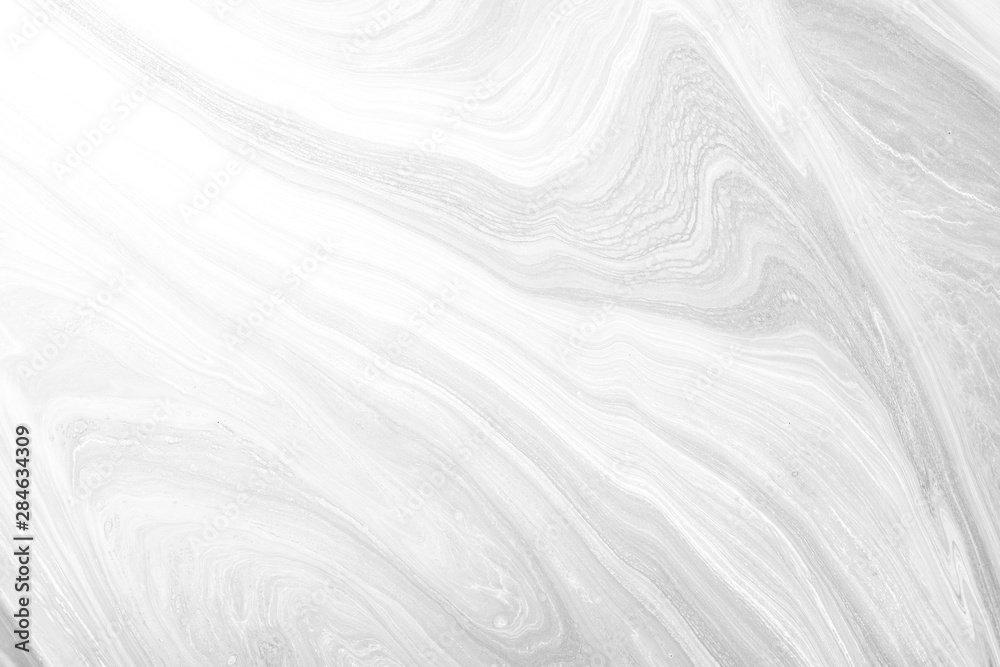 Fototapeta premium Abstract White Acrylic pour Liquid marble surfaces Design.