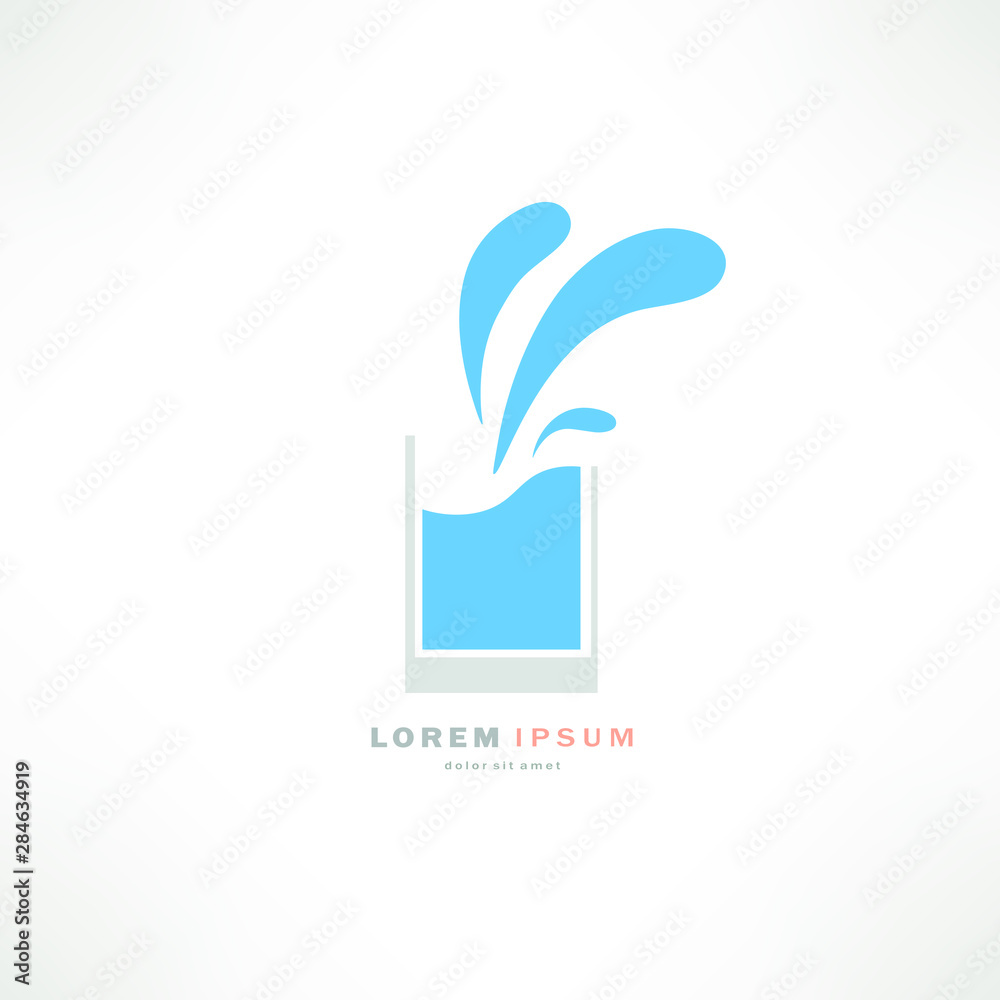 Milk products illustration Milk products illustration