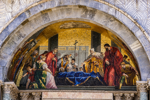 Saint Mark's body venerated...