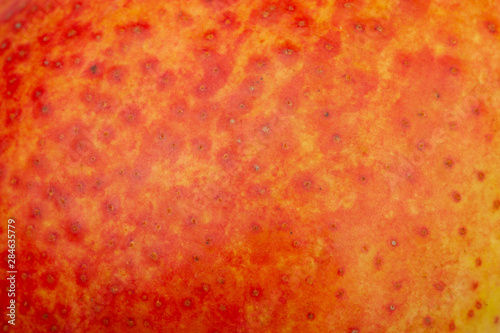 Pear skin surface texture pattern close up detail macro. Abstract background.