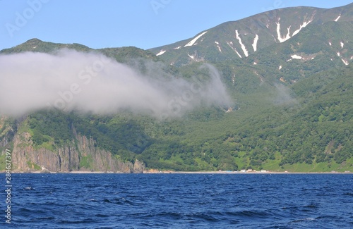 Beautiful coastline of the worldheritage Shiretoko in Japan