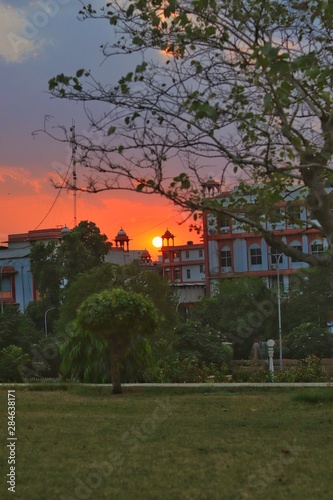 Wallpaper Mural Sunset in Jaipur Torontodigital.ca