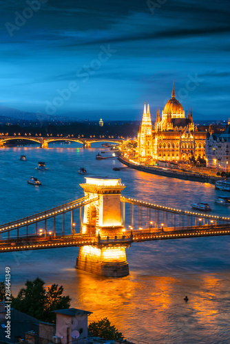 Photography View of Budapest by night