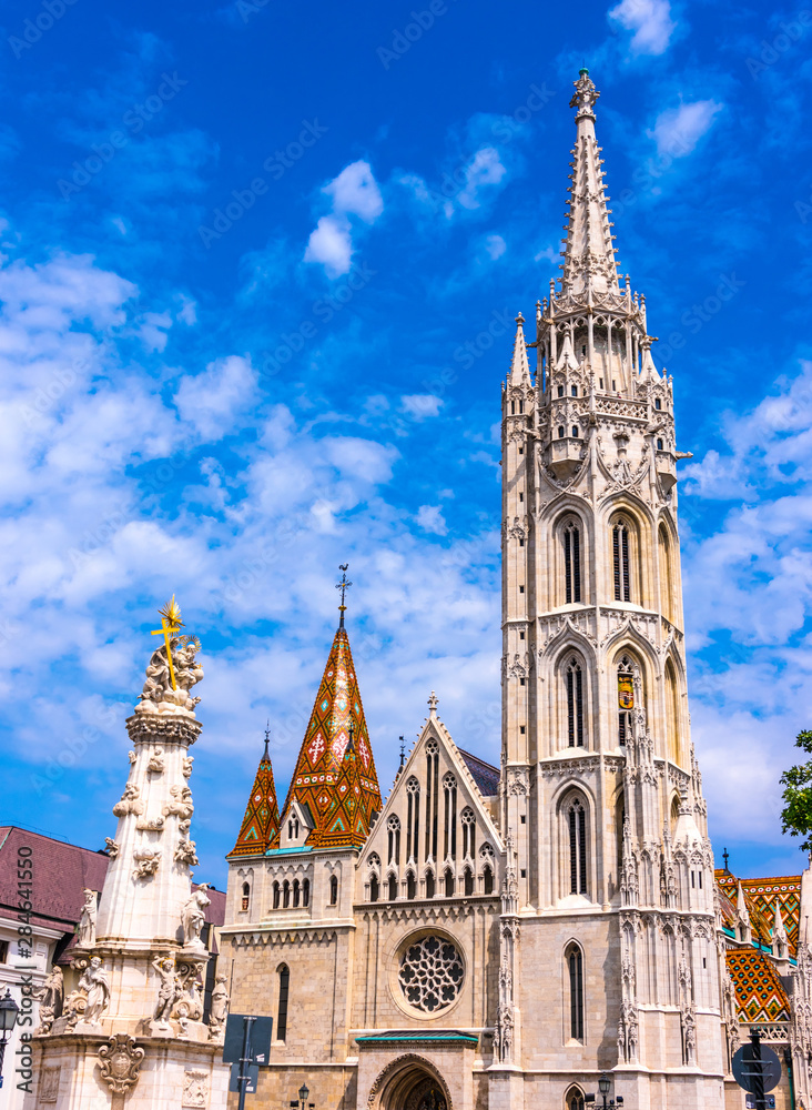 Matthias Church on the Castle hill in Budapest, Hungary
