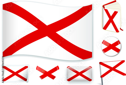 Saint Patrick flag. Vector ...