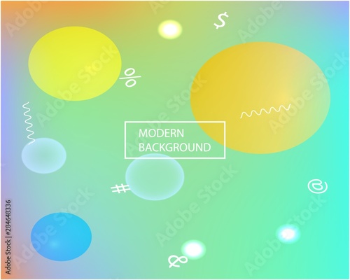 Gradient smooth mesh background.