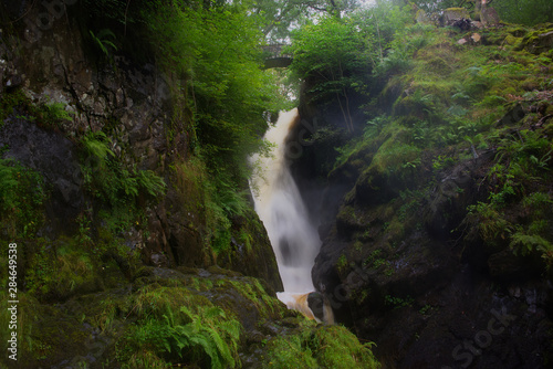 Aira force and surrounding area in the lakes