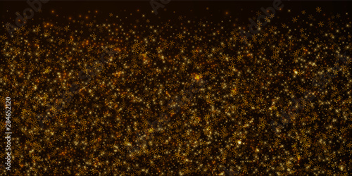 Beautiful starry snow Christmas overlay. Christmas