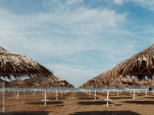 Tents on a Beach