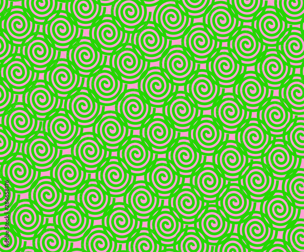 Geometric background with green circles Geometric background with green circles