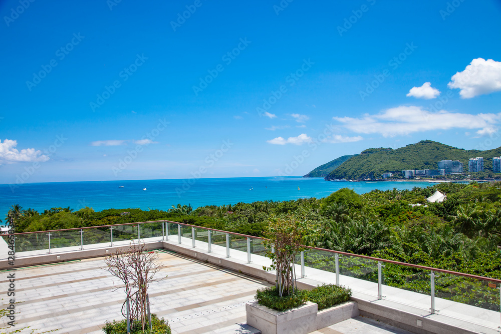 Obraz premium Sanya Hainan China luxury resort daylight landscape