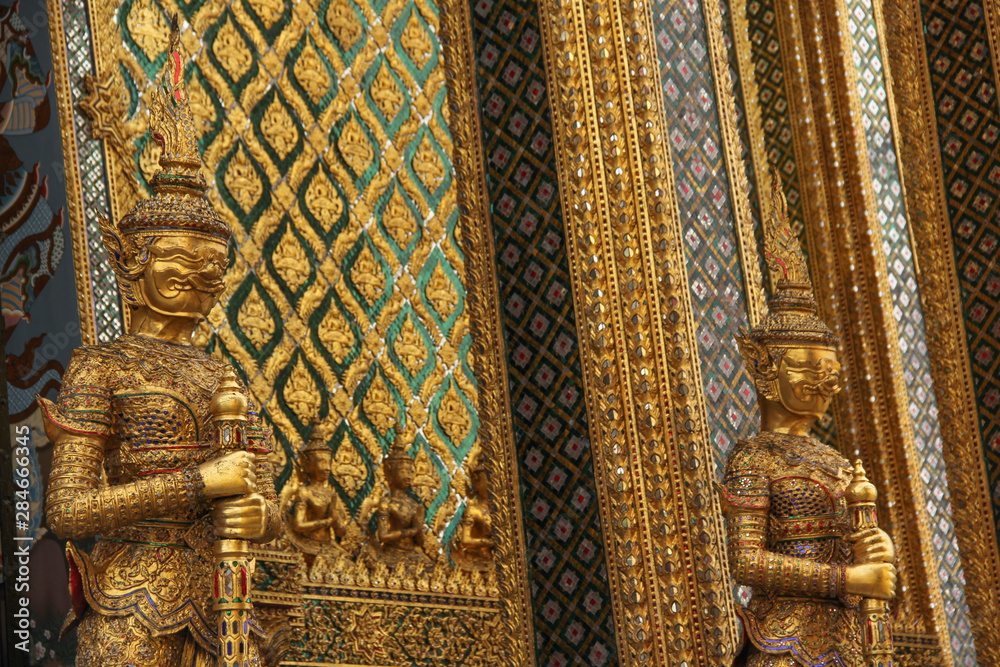 Emerald Pagoda, Bangkok, Thailand.