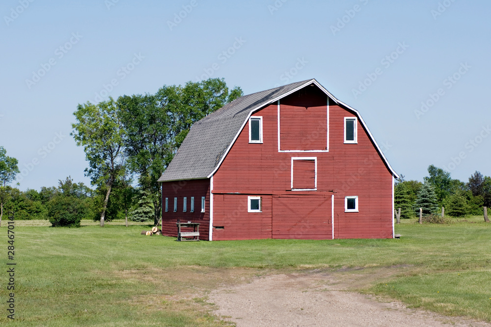 well maintained old barn well maintained old barn