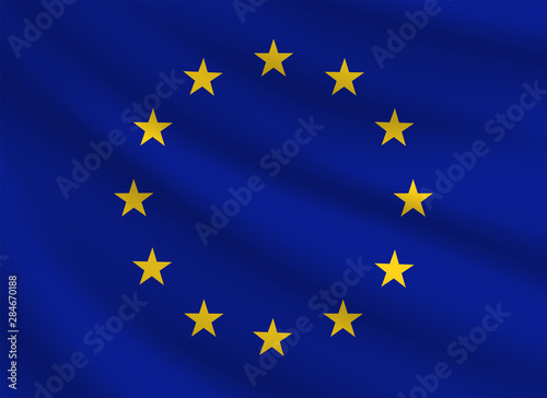 Circle icons surrounded by 12 stars, the flag of the European Union.