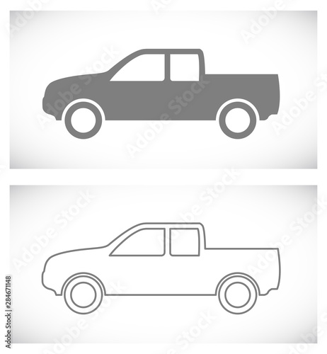car pickup icon