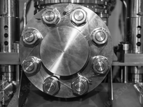 Flanges for connecting piping systems with bolts and nuts