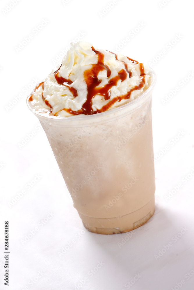 A cappuccino is an espresso based coffee drink that originated in Italy, and is traditionally prepared with steam milk foam. A cappuccino is an espresso based coffee drink that originated in Italy, and is traditionally prepared with steam milk foam.