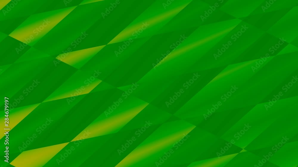 Dark Green Triangles Moving Abstract Background Dark Green Triangles Moving Abstract Background