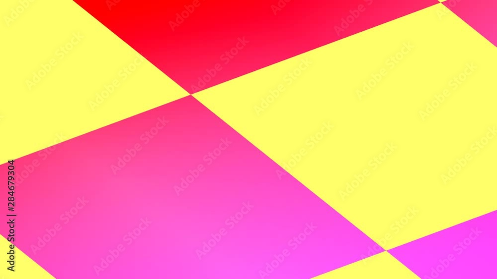 Moving Red and Yellow Grid Revealing Pink Panels Moving Red and Yellow Grid Revealing Pink Panels