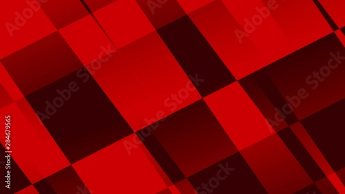 Moving Red and Black Abstract Square Rectangular Platforms