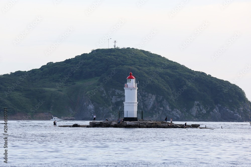 Tokarevsky lighthouse in Vladivostok